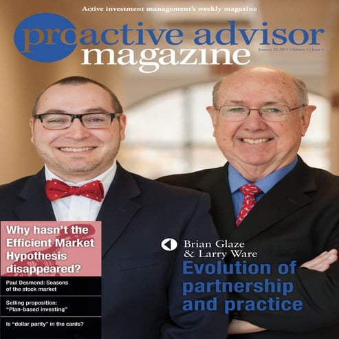 Brian Glaze & Larry Ware, CRPC, CLTC – Proactive Advisor Magazine – Volume 5 Issue 4