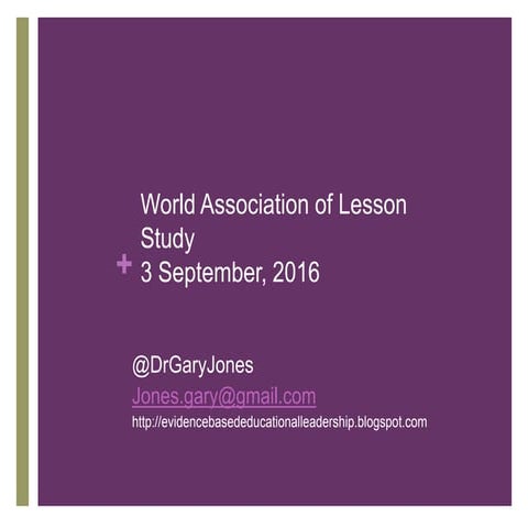 V5 wals and lesson study  2016