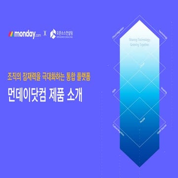 [오픈소스컨설팅] 먼데이닷컴 소개서