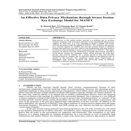 An Effective Data Privacy Mechanism through Secure Session Key Exchange Model...