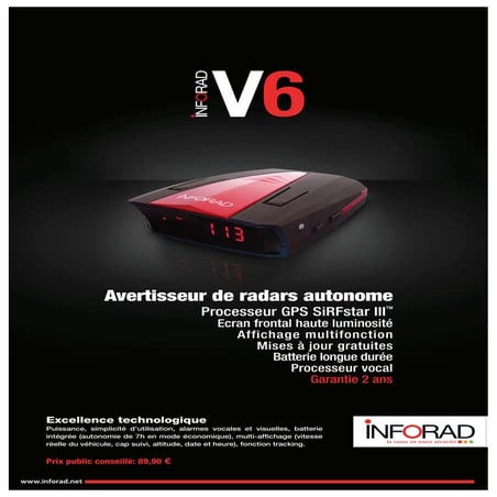 INFORAD V6 - Fiche produit | PDF