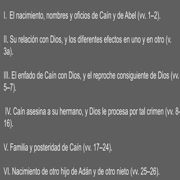 Estudio biblico de genesis capitulo 4 | PPTX