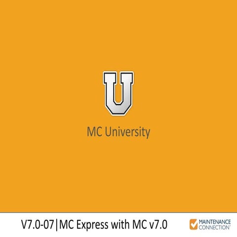 V7.0-08 - MC Express with MC v7.0
