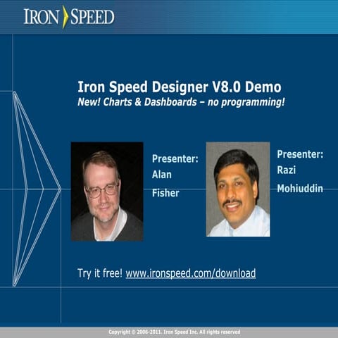 Demo: Iron Speed Designer Version 8.0 Released