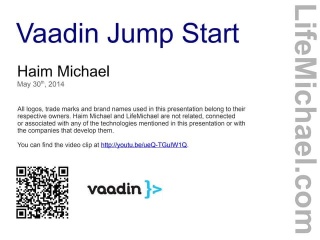 Vaadin Jump Start