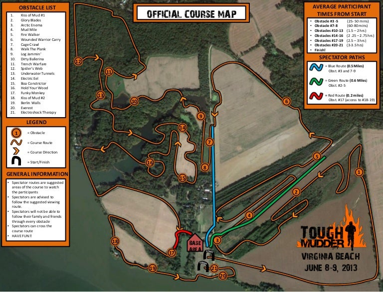Va Beach Official course map