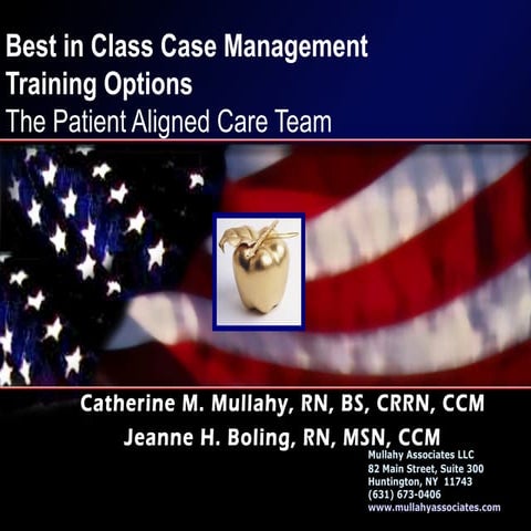 VA Best In Class CM for Pact Implementation Options 2012
