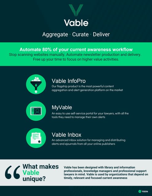 Vable presentations