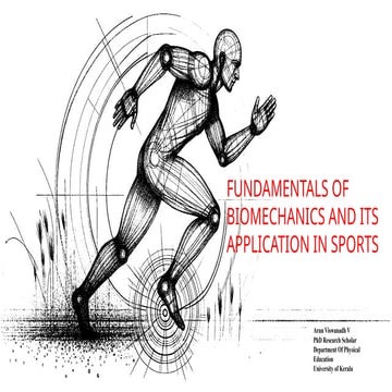 Biomechanics in sports | PPTX