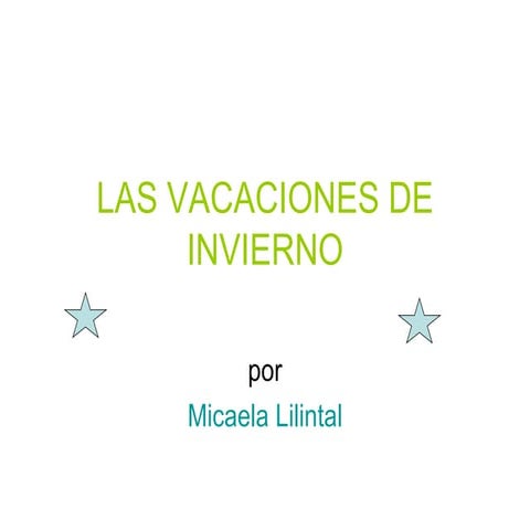 Vacaciones