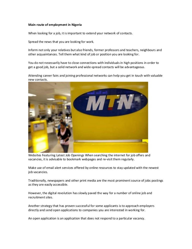 mtn zambia jobs vacancies