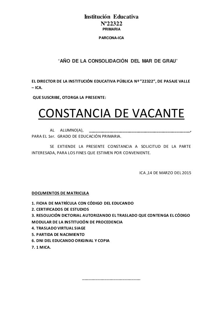 Vacante