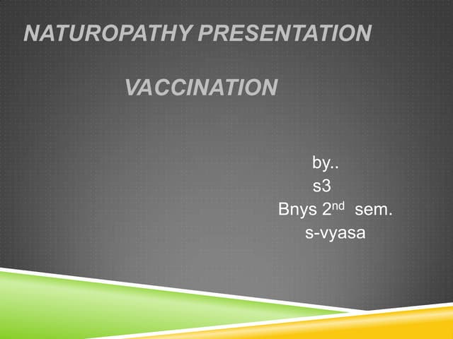 Vaccination
