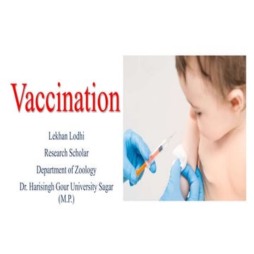 Vaccination: how vaccination helps to prevent diseases