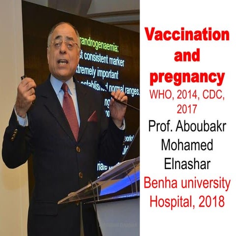 Vaccination and pregnancy