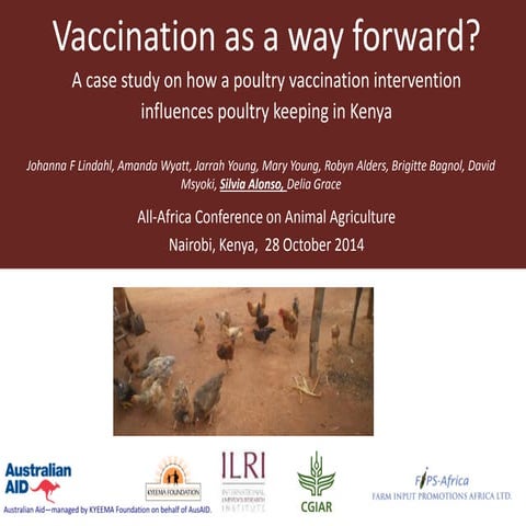 Vaccination as a way forward? A case study on how a poultry vaccination inter...