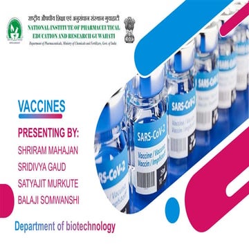 Vaccine: Importance and All Information | PPTX