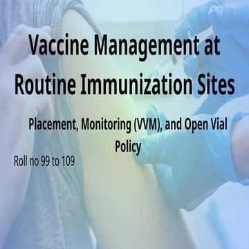 Vaccine Vial Monitor | PPTX