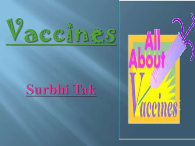 Vaccines