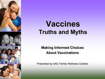 AAC Family Wellness (NY) - Vaccine Talk 2014