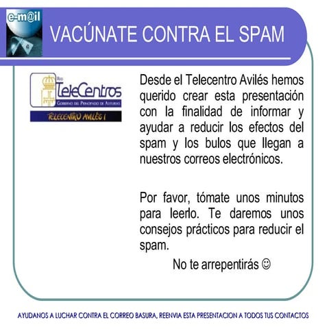 VacúNate Contra El Spam