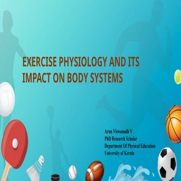 Exercise physiology powerpoint | PPT