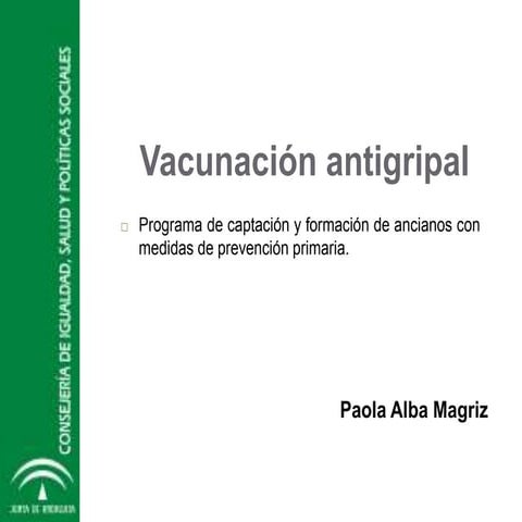 Vacunacion antigripal