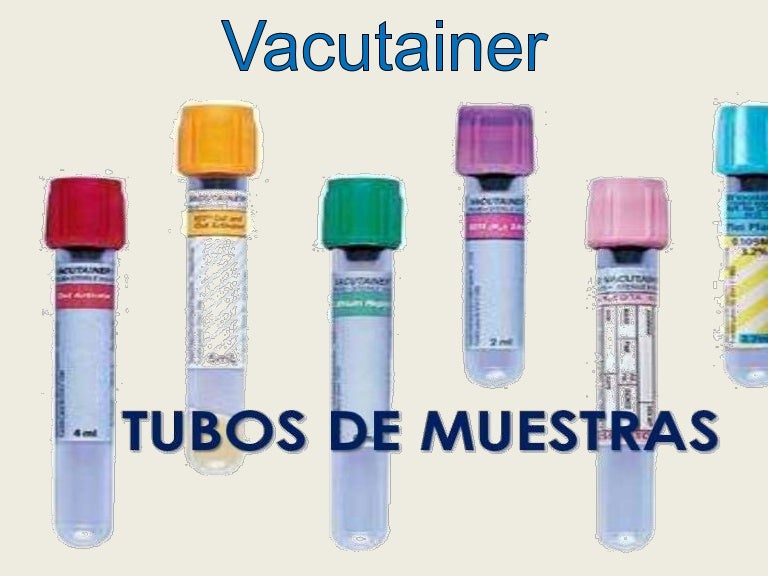 Tubos Vacutainer Colores Y Usos Tubos Vacutainer Colores Y Usos