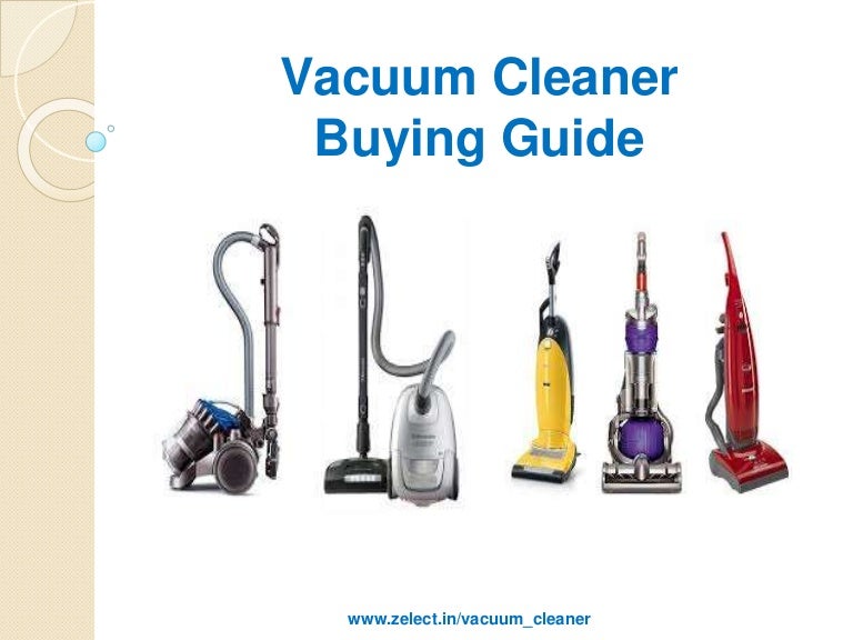 How to select vacuum cleaner in India