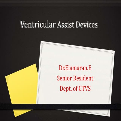 Ventricular assist devices