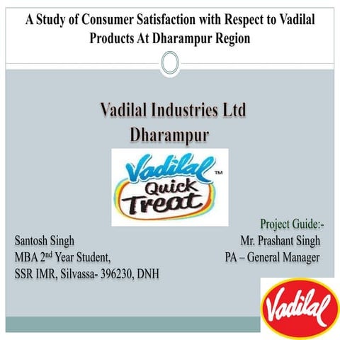 Vadilal industries Ltd.