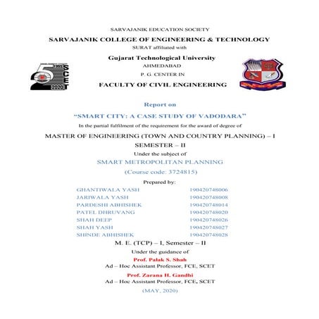 “SMART CITY: A CASE STUDY OF VADODARA