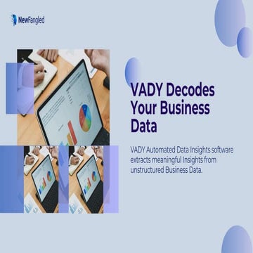 VADY Decodes Your Business Data – Automated Data Insights for Smarter ...