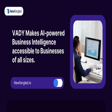VADY Automates Data Insights for Smarter Business Intelligence | PDF