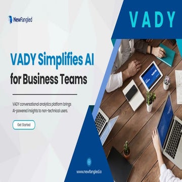 Simplify AI for Business Teams with VADY Conversational Analytics | PDF