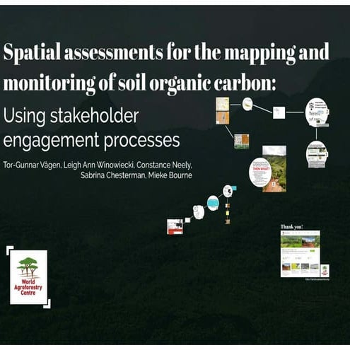 Spatial assessment of the mapping and monitoring of soil organic carbon ...
