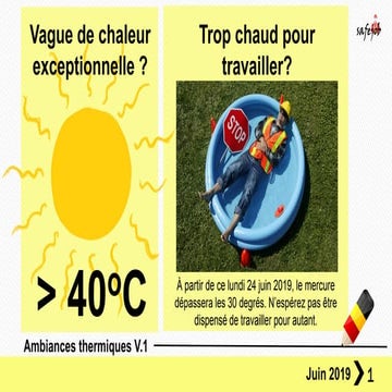 Trop chaud pour travailler