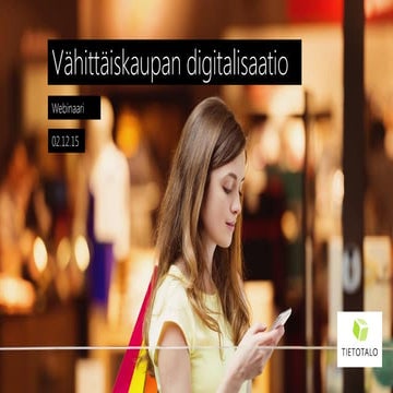 Vähittäiskaupan digitalisaatio