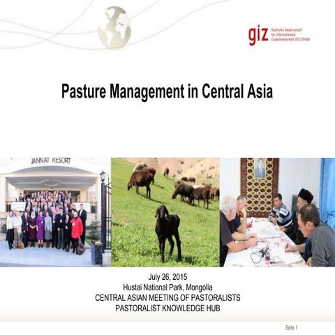 Pasture management in Central Asia