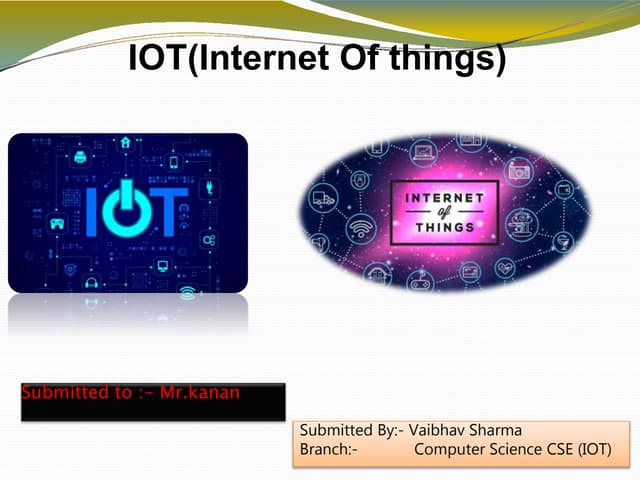 Internet of things(IOT)