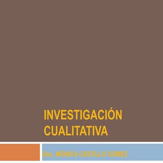 Validez de la investigación Cualita...