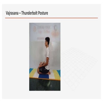 Vajrasana – Thunderbolt Posture.pptx