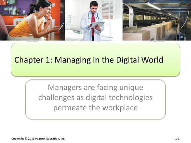 Managing in the digital world