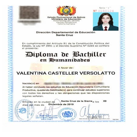 Titulo De Bachiller pdf