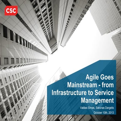 Valdas sarunas agile goes mainstream  091013 final1.1