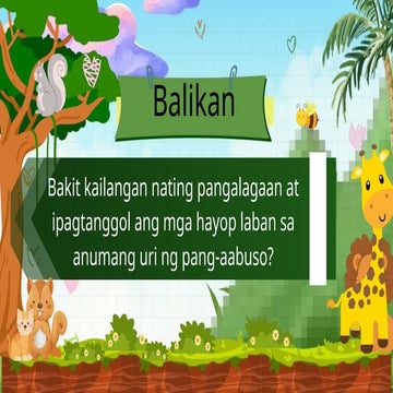 Pagsasakilos at Pagpapahalaga sa Pangangalaga ng mga Hayop sa Pilipinas ...