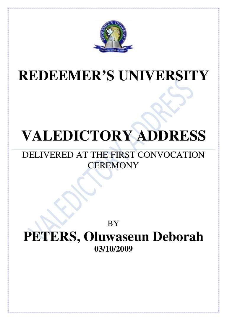 Valedictorian Deutsch Valedictorian Deutsch
