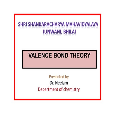 Valence bond teory
