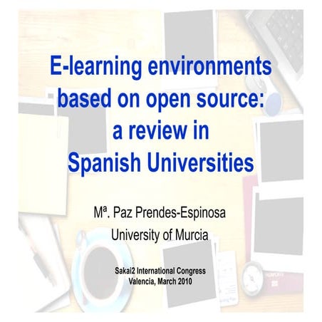 Open Source LMS in Spanish Universities