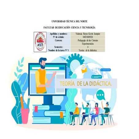 TEORIAS DE LA DIDACTICA-ORGANIZADOR GRÀFICO